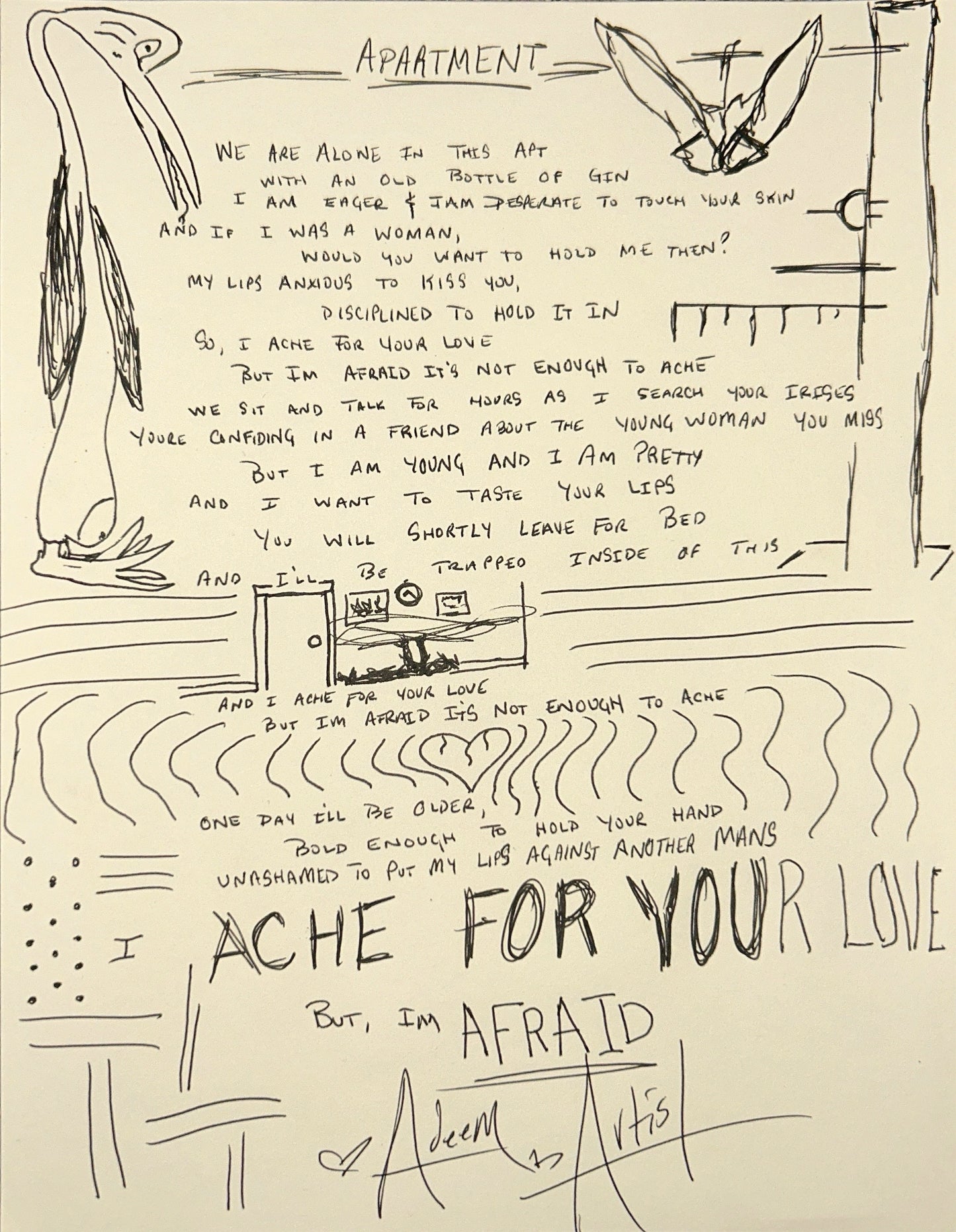 Handwritten Lyrics